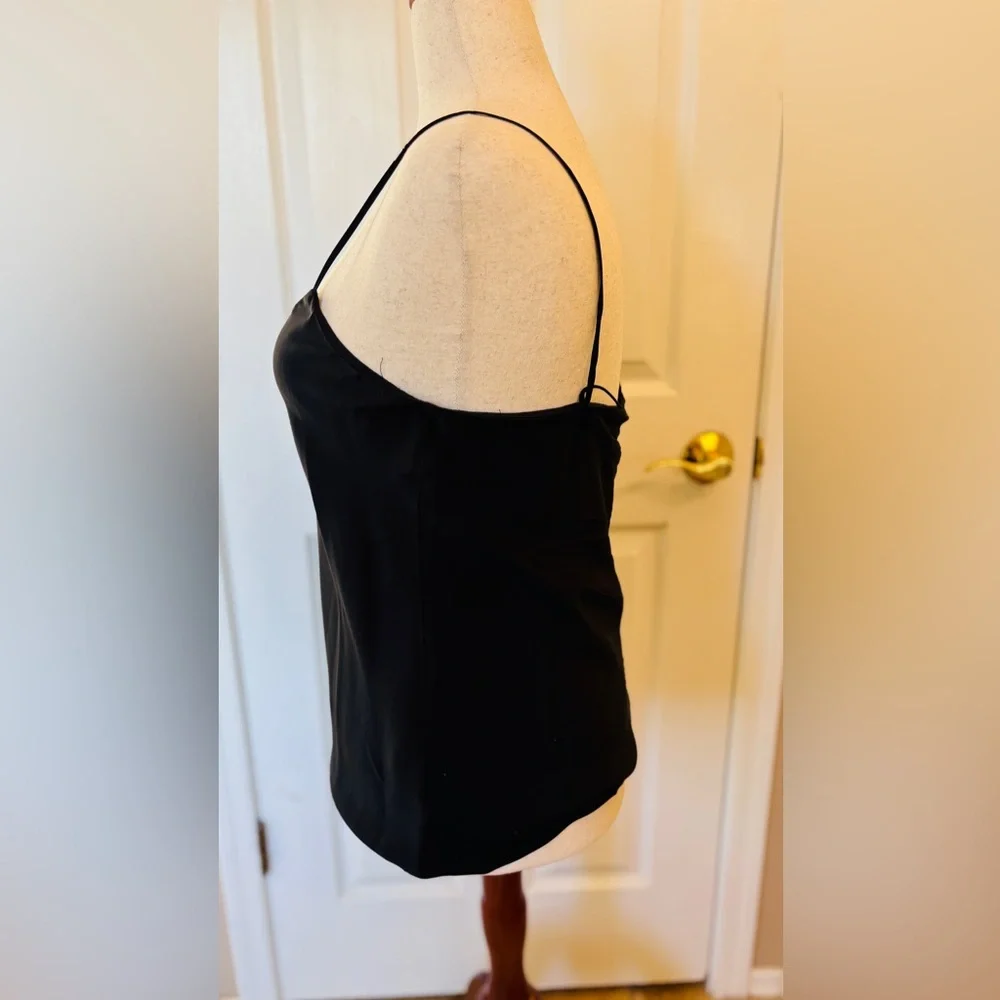 DANA BUCHMAN 100% Silk Black Camisole Women’s Size XL Style DBMUC093A Y2K - Picture 3 of 14